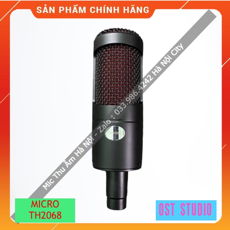 Mic Thu Âm TH2068 Phiên Bản Giới Hạn . Thiết Kế Cực Đẹp , Kiểu Dáng Trẻ Trung , Âm Thanh Cực Hay . Bảo Hành 12 Tháng