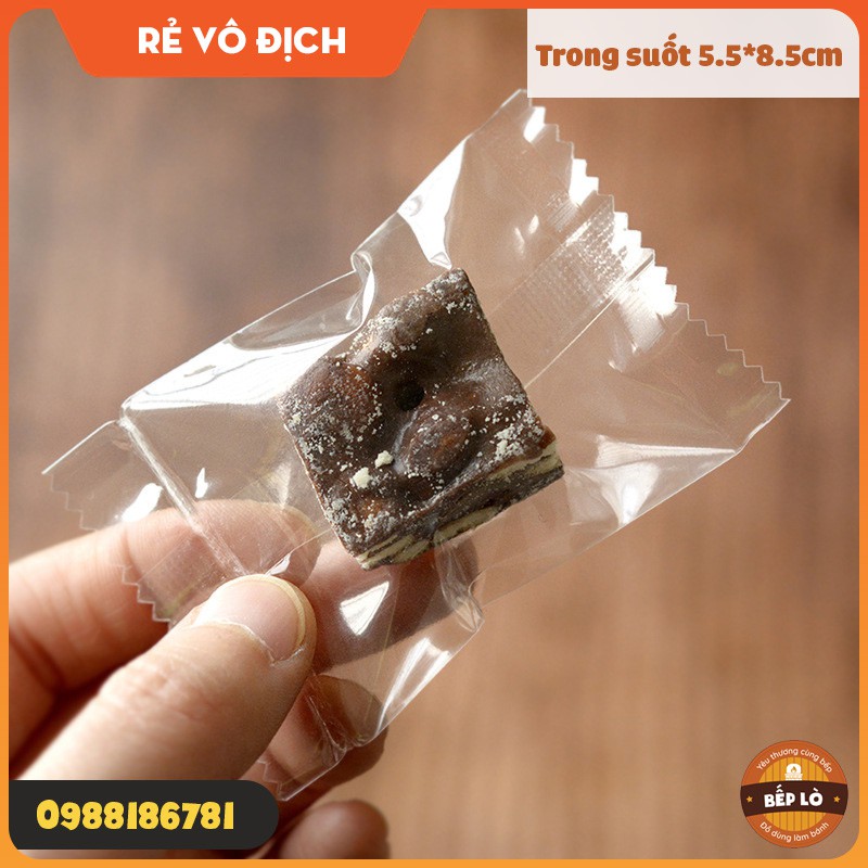 Túi Bánh Quy Trong Suốt SIÊU ĐẸP CHẤT LƯỢNG - Set 100 Túi