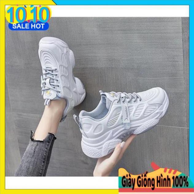 ff [HÀNG CAO CẤP] Giày Sneaker Nữ XB Thêu Hoa Cúc Đế Triple S Phong Cách Hàn Quốc Az11 HOT ' !