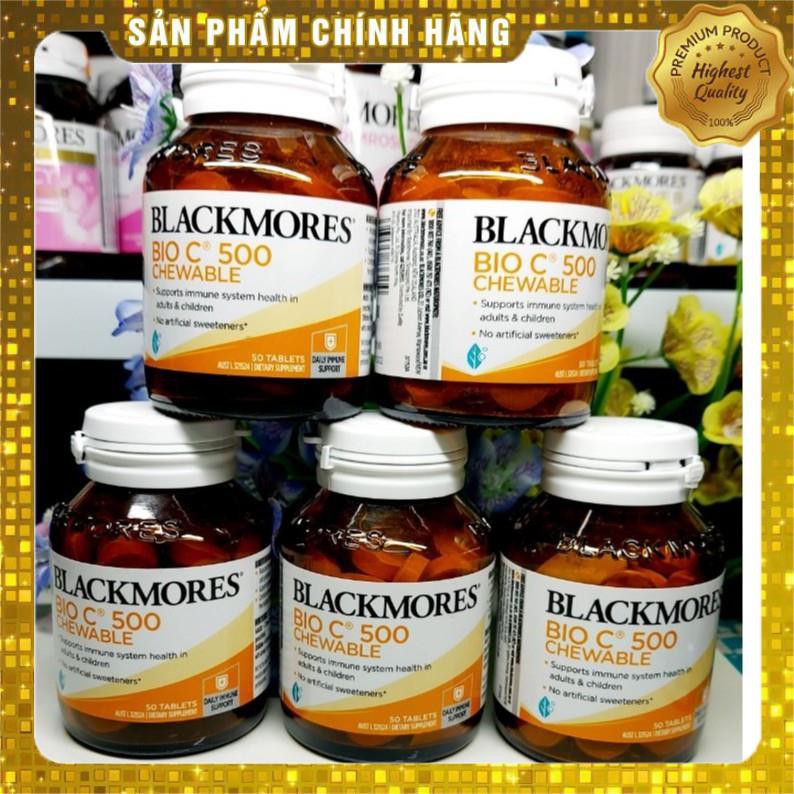 Viên uống bổ sung Vitamin C Blackmores Bio C 500mg của Úc