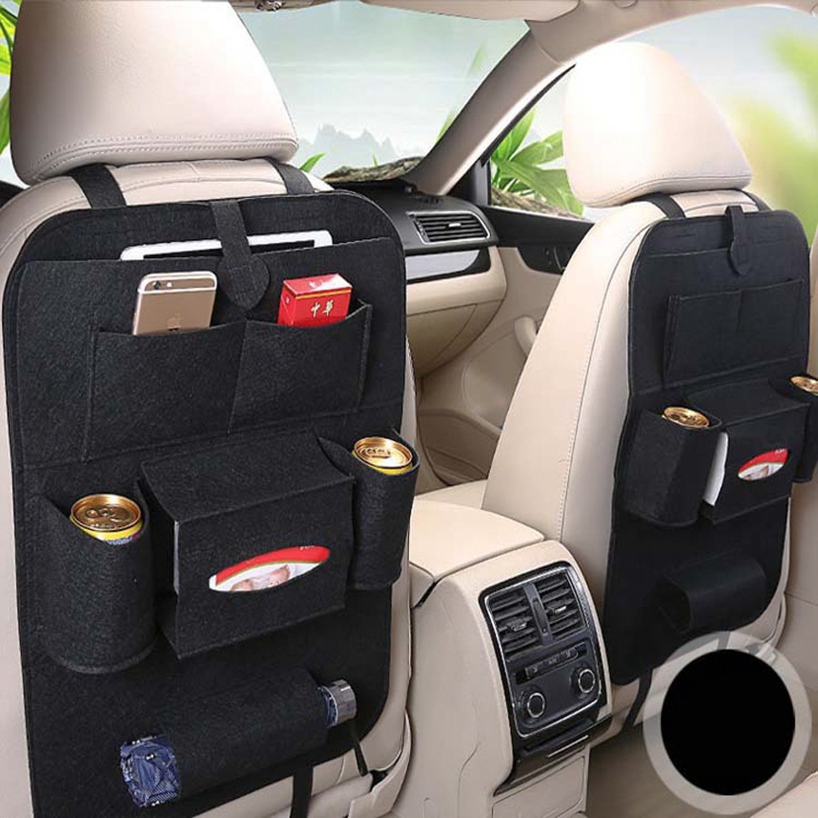 Túi Đựng vật dụng sau ghế xe ô tô màu đen