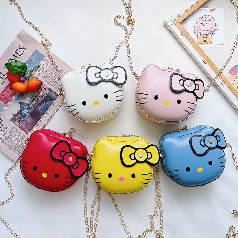 Túi Đeo Chéo Mini Hình Hoạt Hình Dễ Thương Dành Cho Nữ
