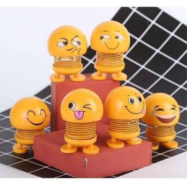 Ba set 6 lò xo mặt cười Emoji