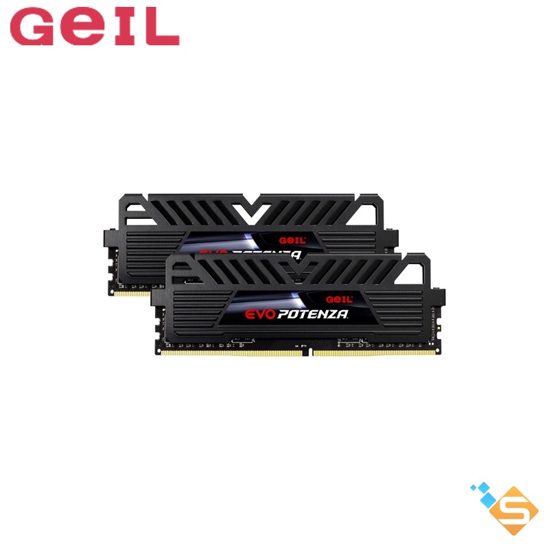 Ram PC GEIL EVO Potenza 8GB (1x8GB) DDR4 bus 2666MHz CL16 Black - Bảo Hành Chính Hãng 3 Năm