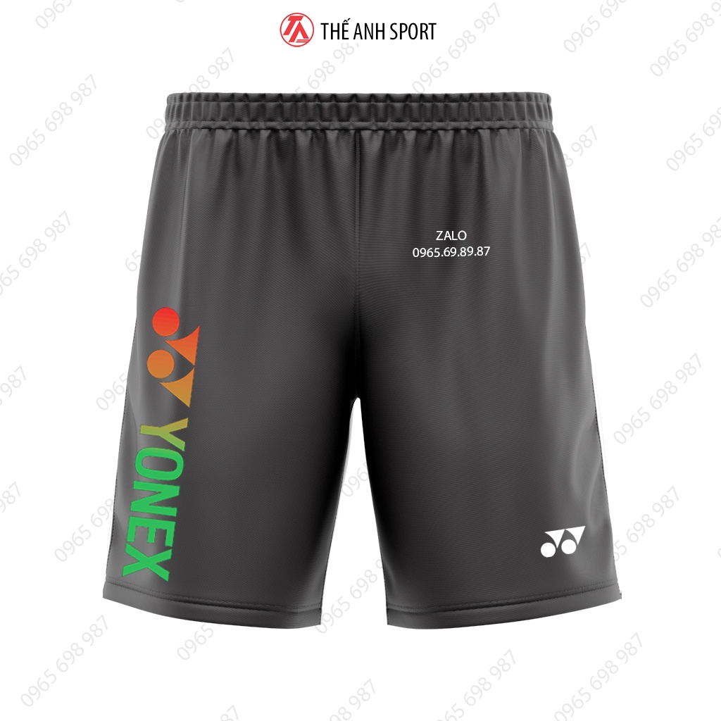 Quần cầu lông in chữ Yonex đẹp mắt, quần cầu lông mới nhất chất liệu dày dặn