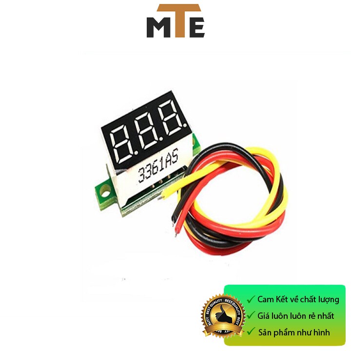 Đồng hồ led đo điện áp 1 chiều DC 5- 30V 0.36&quot;