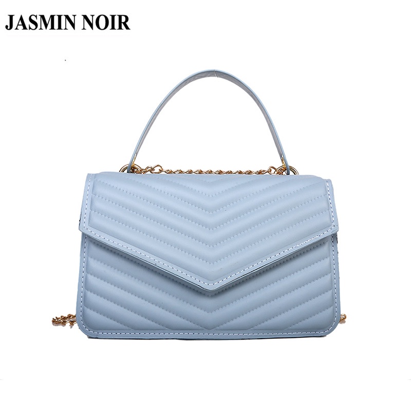 Túi Xách JASMIN NOIR Nhỏ Dáng Vuông In Họa Tiết Hoa Sang Trọng Cho Nữ