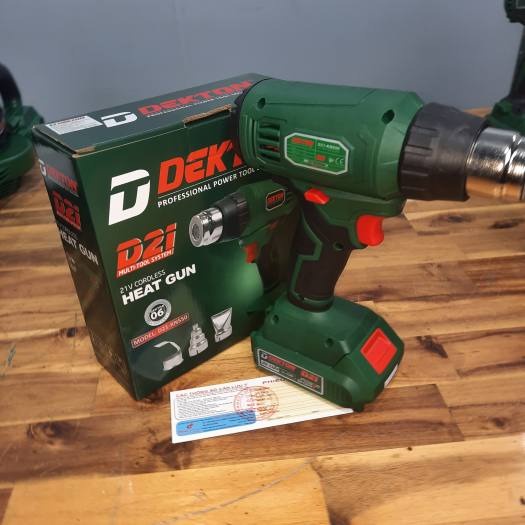 MÁY KHÒ NHIỆT DÙNG PIN 21V DEKTON D21-KN550- HÀNG CHÍNH HÃNG