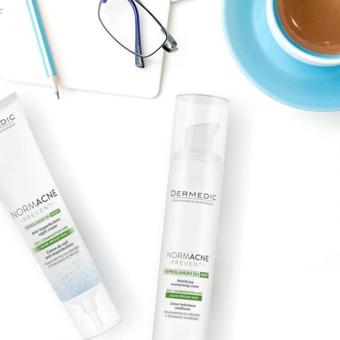 KEM DƯỠNG BAN NGÀY DERMEDIC NORMACNE MATTIFYING MOISTURISING CREAM 40ml