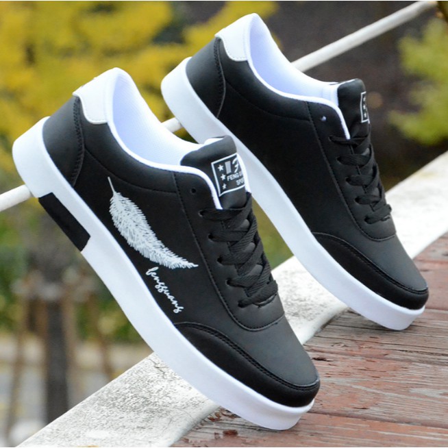 💥 Giày Sneaker Nam Lông Vũ Da PU -N68 | BigBuy360 - bigbuy360.vn