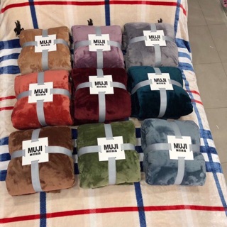 Chăn Muji nhung tuyết xuất nhật