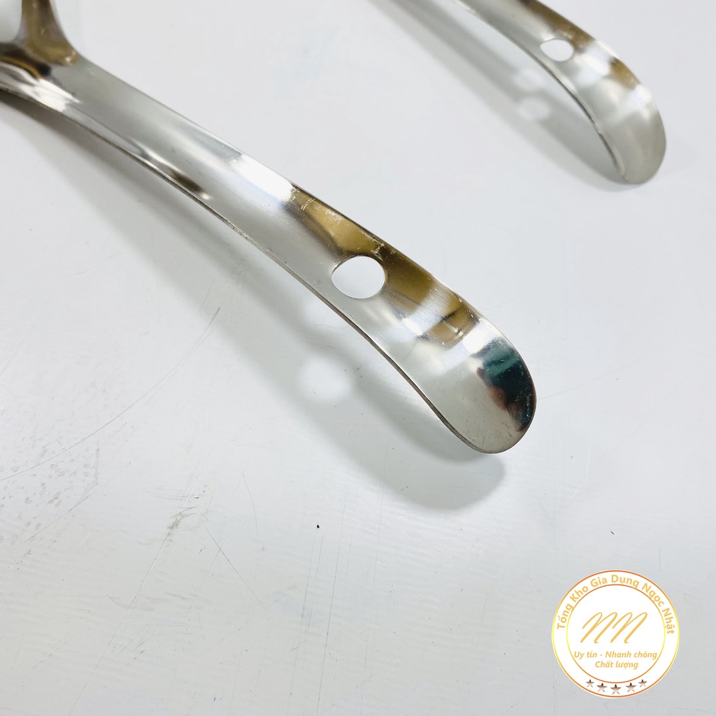 Muôi Múc Canh Inox Cao Cấp - Muôi Gù Liền Inox Sáng Bóng