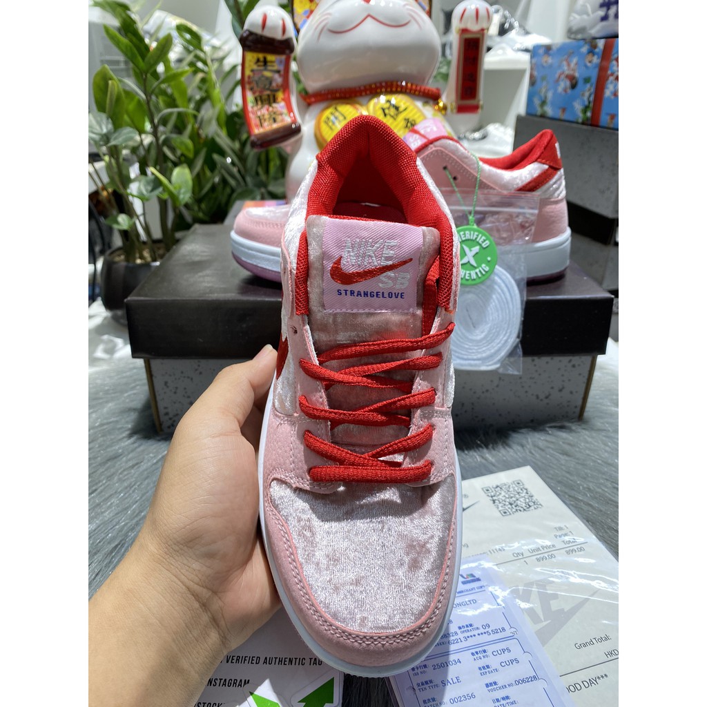 Giày N.j.k.e SB Hồng Nhung [FULL BOX - PHỤ KIỆN] Giày Thể Thao Nữ Hot Trend Valentine