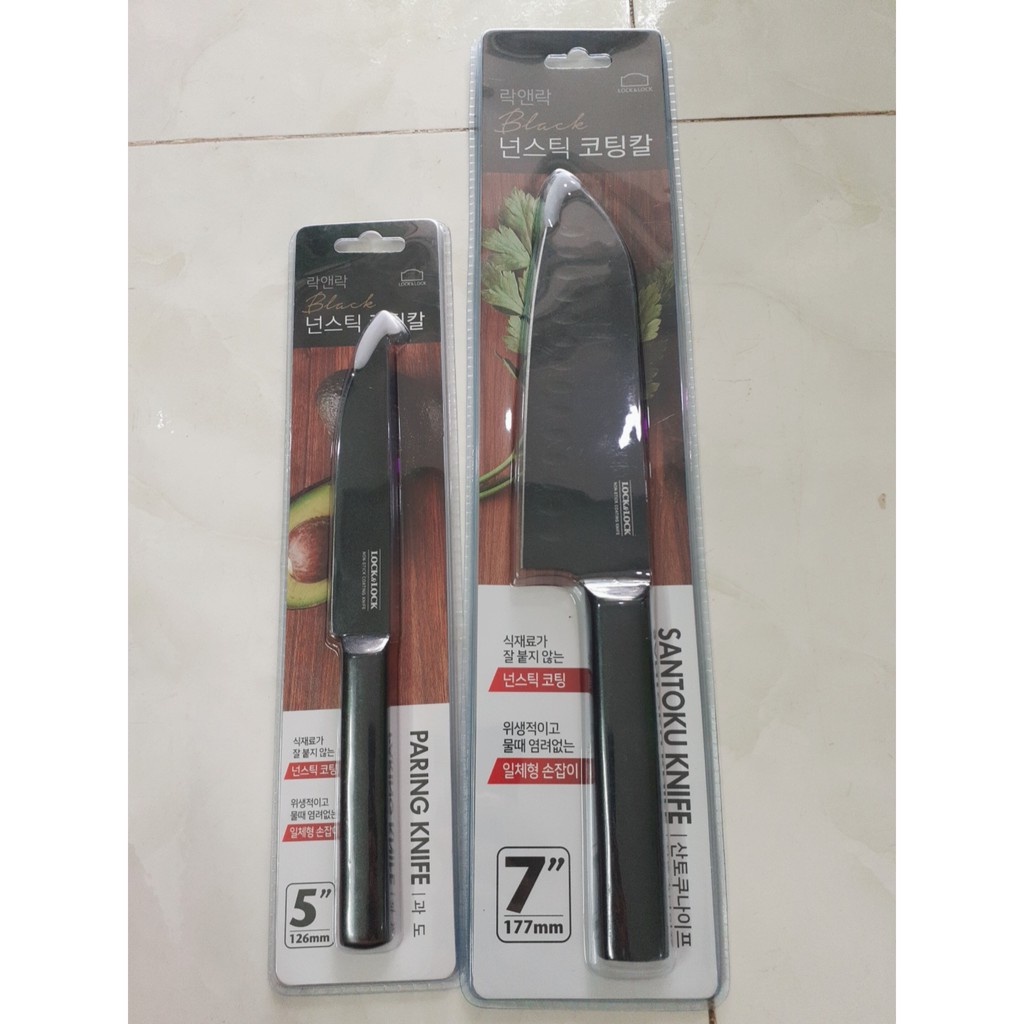 Dao Nhà Bếp Lock&Lock Chef'S Knife, Santoku Knife, Bread Knife, Paring Knife CKK311 CKK312 CKK313 CKK314