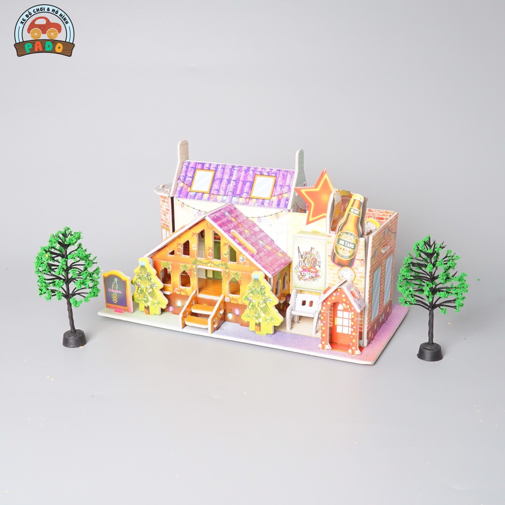Nhà mô hình 3D bằng xốp