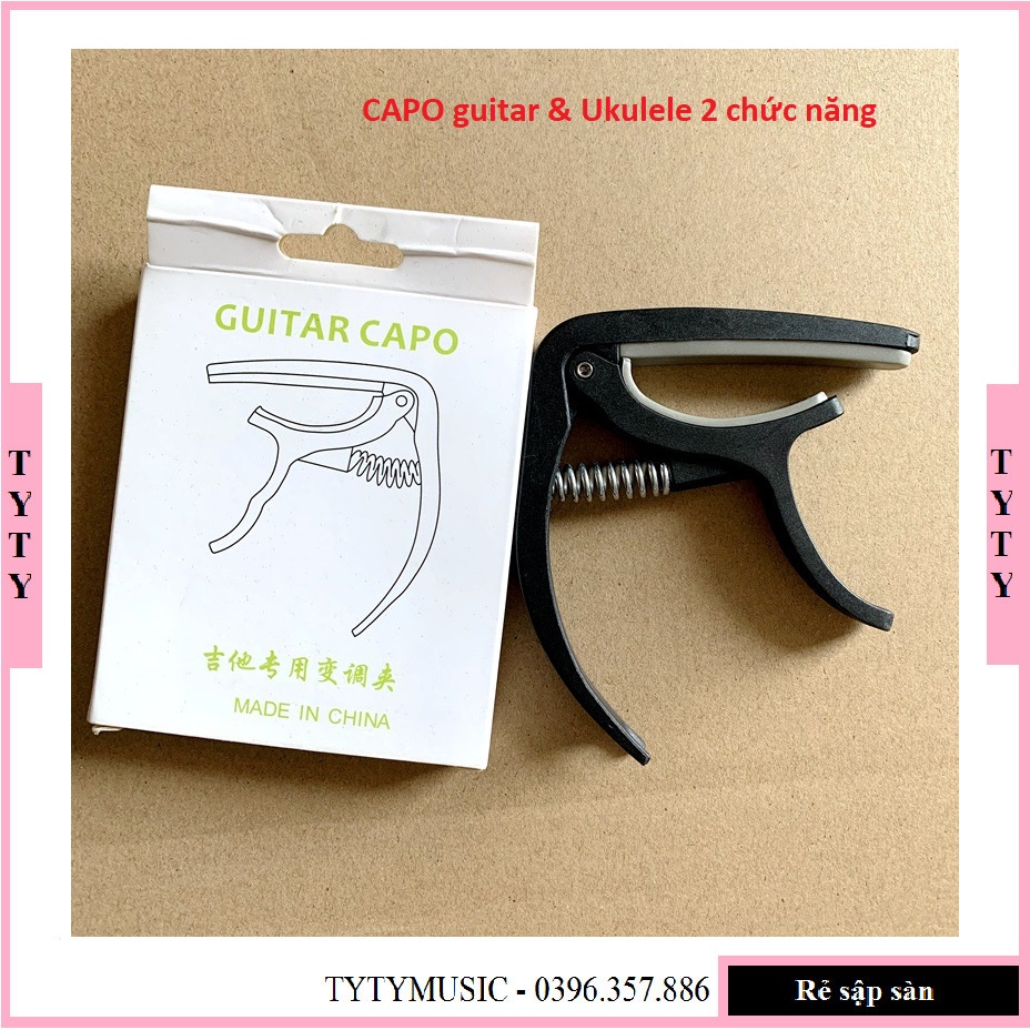 CAPO guitar &amp; ukulele 2 chức năng TYTYmusic