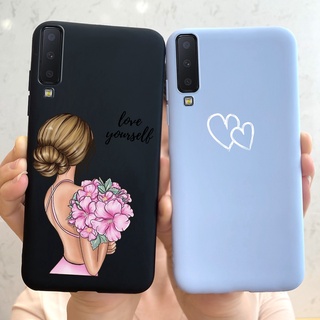 Ốp điện thoại silicon mềm cho samsung a7 2018 galaxy a750 a750f samsung a7 2018
