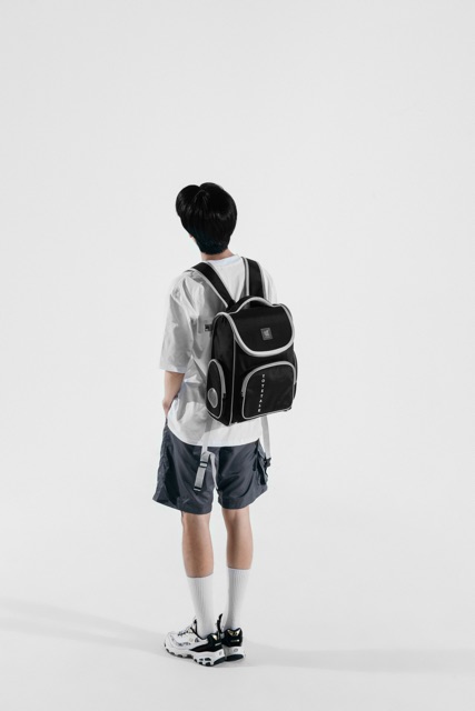 [Có bảo hành] Balo Viền Phản Quang Chống Gù Lưng REFLECTIVE BACKPACK - Chống Nước Tote Talk