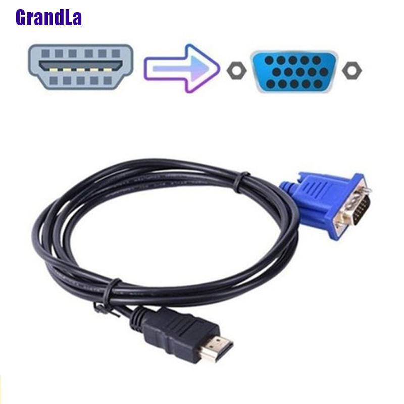 Cáp Chuyển Đổi Vga Sang Hdmi Hd + Audio Tv Av Hdtv Dài 1m 10m