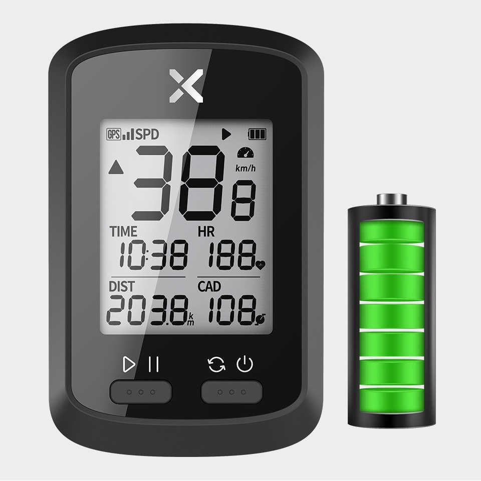 Đồng Hồ Thông Minh XOSS G + Định Vị GPS Chống Thấm Nước Có Cảm Biến Nhịp Tim Cho Xe Đạp