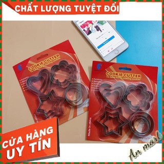 💕💕 Bộ cắt hoa quả, làm bánh inox 12 món 💕💕