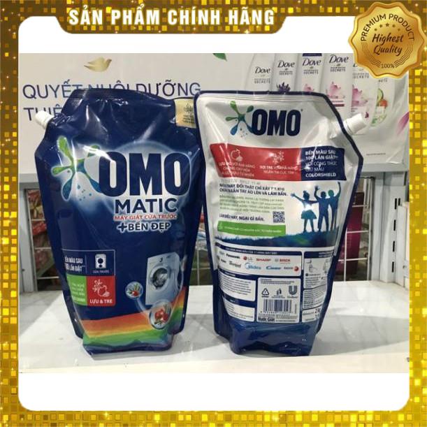 Túi Nước Giặt OMO Matic Bền Đẹp Cửa Trước 2kg