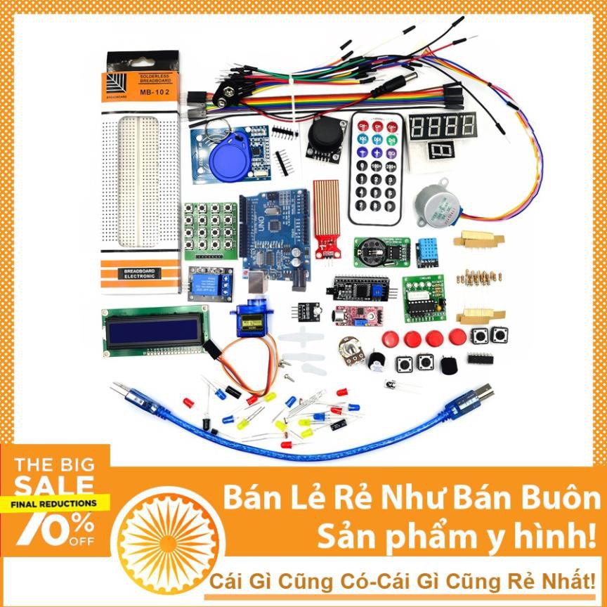 Combo Bộ Kit Học Tập Arduino Uno R3 V1 - NTHN