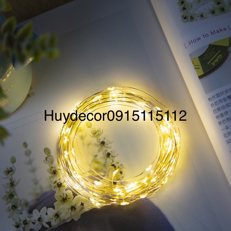 Đèn led fairylight đom đóm 10 mét ,5 mét dùng usb