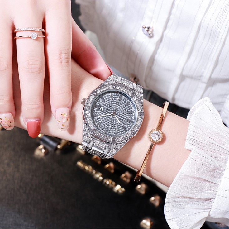 Đồng hồ đeo tay nam nữ đẹp đính đá D-ZINER DZ2233 chính hãng thời trang giá rẻ - LINDO