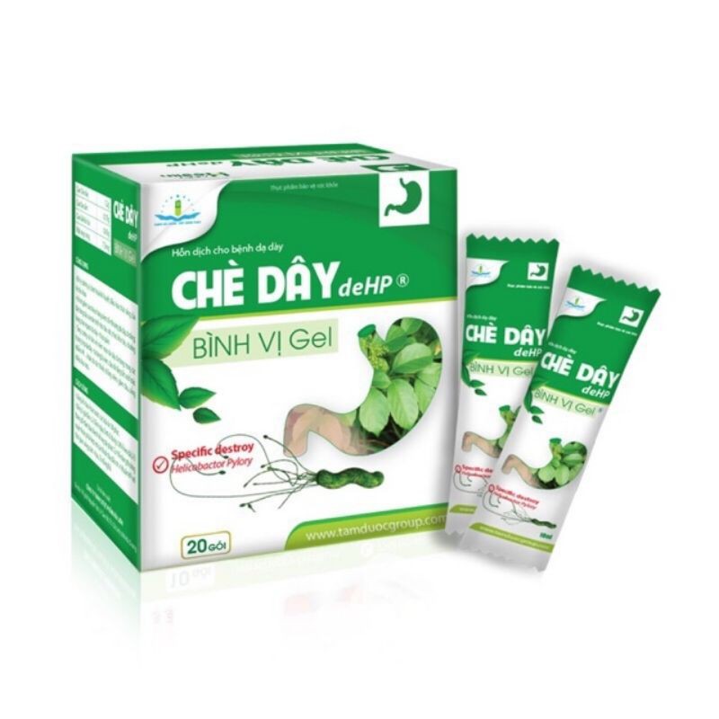 Chè Dây Bình Vị Gel hỗ trợ điều trị đau dạ dày và trào ngược thực quản