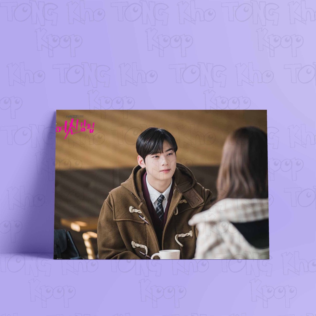 Tấm Postcard giấy 260gsm cao cấp in hình CHA EUN WOO TRUE BEAUTY idol nhóm nhạc kpop A5 ảnh đẹp nhiều mẫu