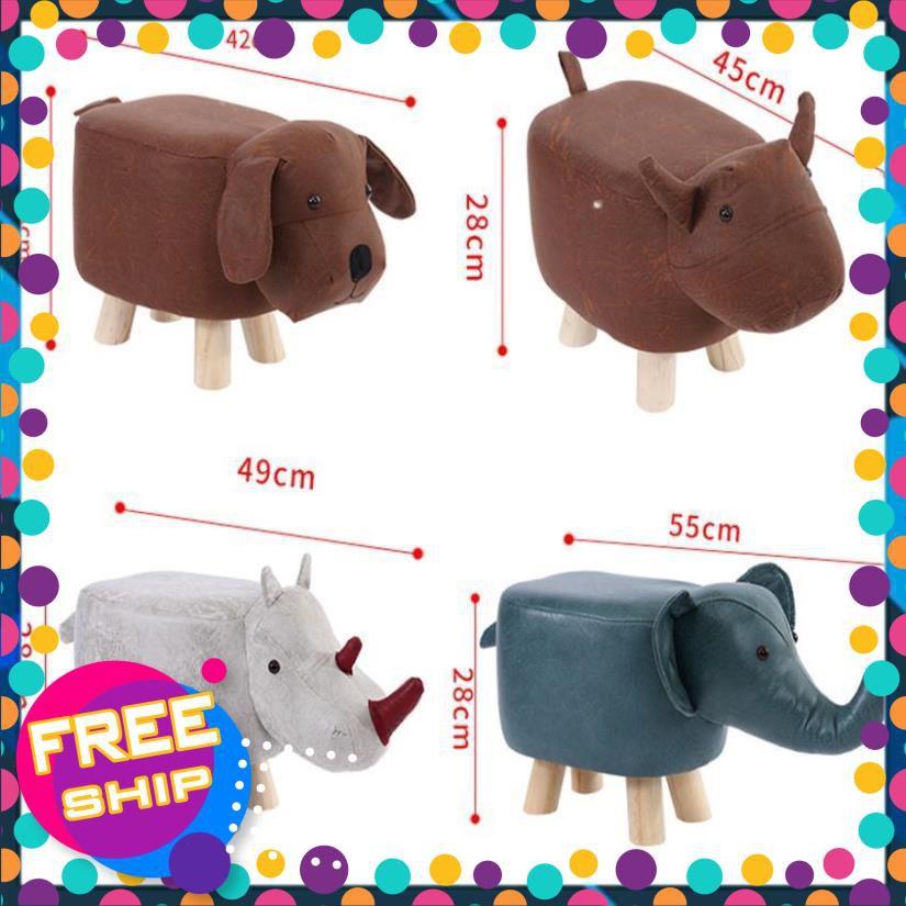 [NGON BỔ RẺ] Ghế đôn hình thú bọc da siêu cute cho bé | BigBuy360 - bigbuy360.vn