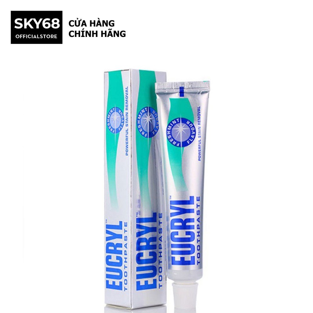 Kem Đánh Răng Làm Trắng Răng Hương Bạc Hà EUCRYL Tooth Paste Freshmint 50g | BigBuy360 - bigbuy360.vn