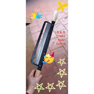 Dao thái cây chuối 2 chuôi -2 tay cầm cho trâu bò lợn...