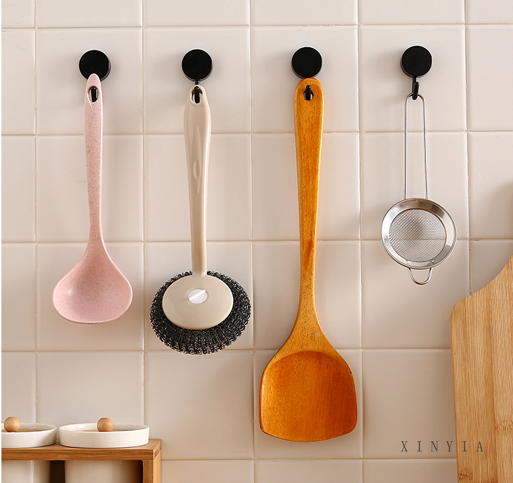 Móc treo đồ dán tường mini độ dính mạnh kiểu morandi dễ thương sáng tạo dùng để trang trí nhà tắm trong nhà