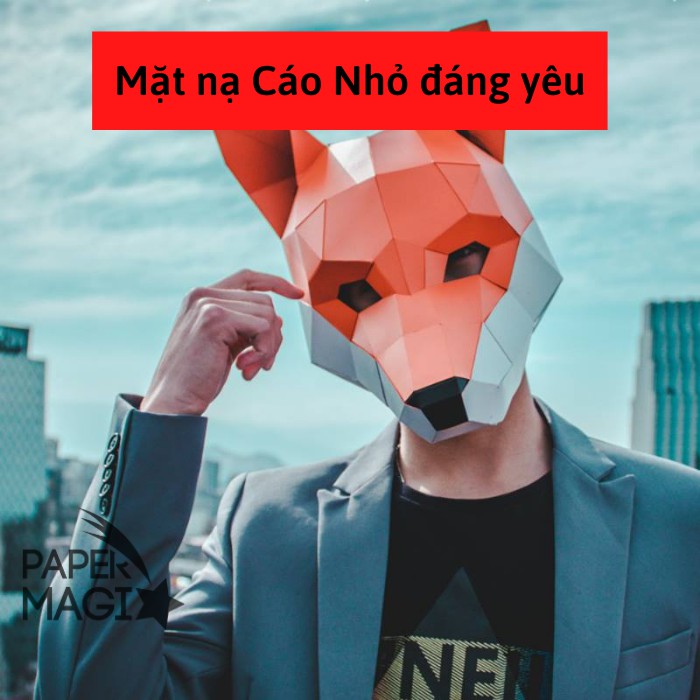 Mặt Nạ Cáo Nhỏ Đáng Yêu - PaperMagix