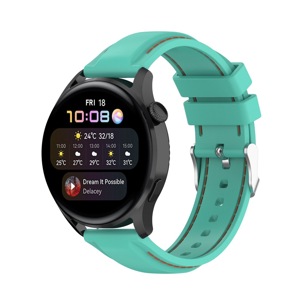 Dây đeo silicone thay thế thích hợp cho Huawei Watch 3 3pro/ Gt 2 Pro/ Gt 2 46mm/ 2e 22mm Honor Gs Pro/ Magic 2 46mm