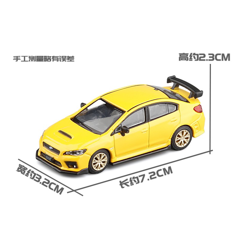 Jkm 1 / 64 SUBARU SUBARU WRX STI Hợp Kim Xe Ô Tô Mô Hình Hai Cửa Xe Thể Thao Bộ Sưu Tập Kim Loại Hấp Thụ Sốc Mô Phỏng Xe Ô Tô Người Lớn Quà Tặng Sưu Tập Đồ Nội Thất Gia Đình