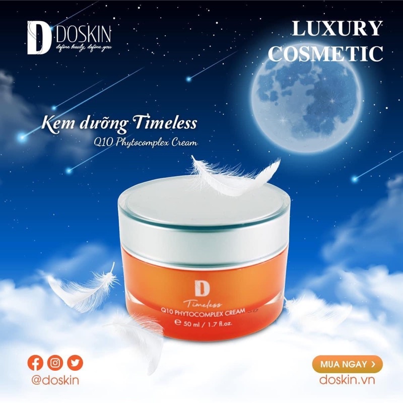 (Tặng 8 Mặt Nạ Kèm Theo)Sở Hữu Làn Da Trắng Hồng Với Kem Dưỡng Da Q10 Doskin Mỹ Phẩm Đức | BigBuy360 - bigbuy360.vn