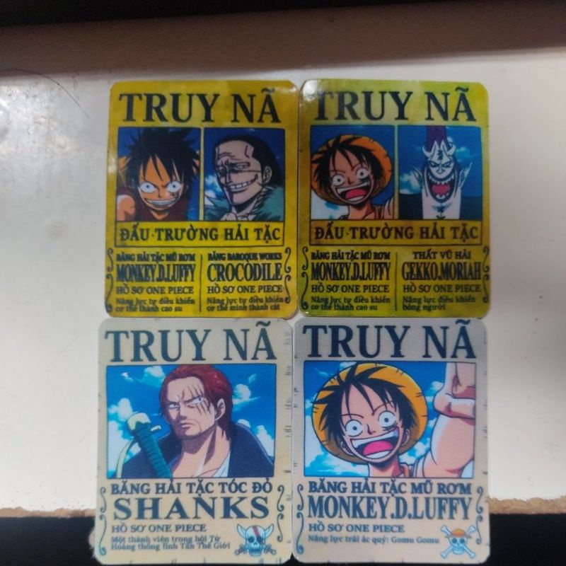 Thẻ in mùa truy nã one piece toonies