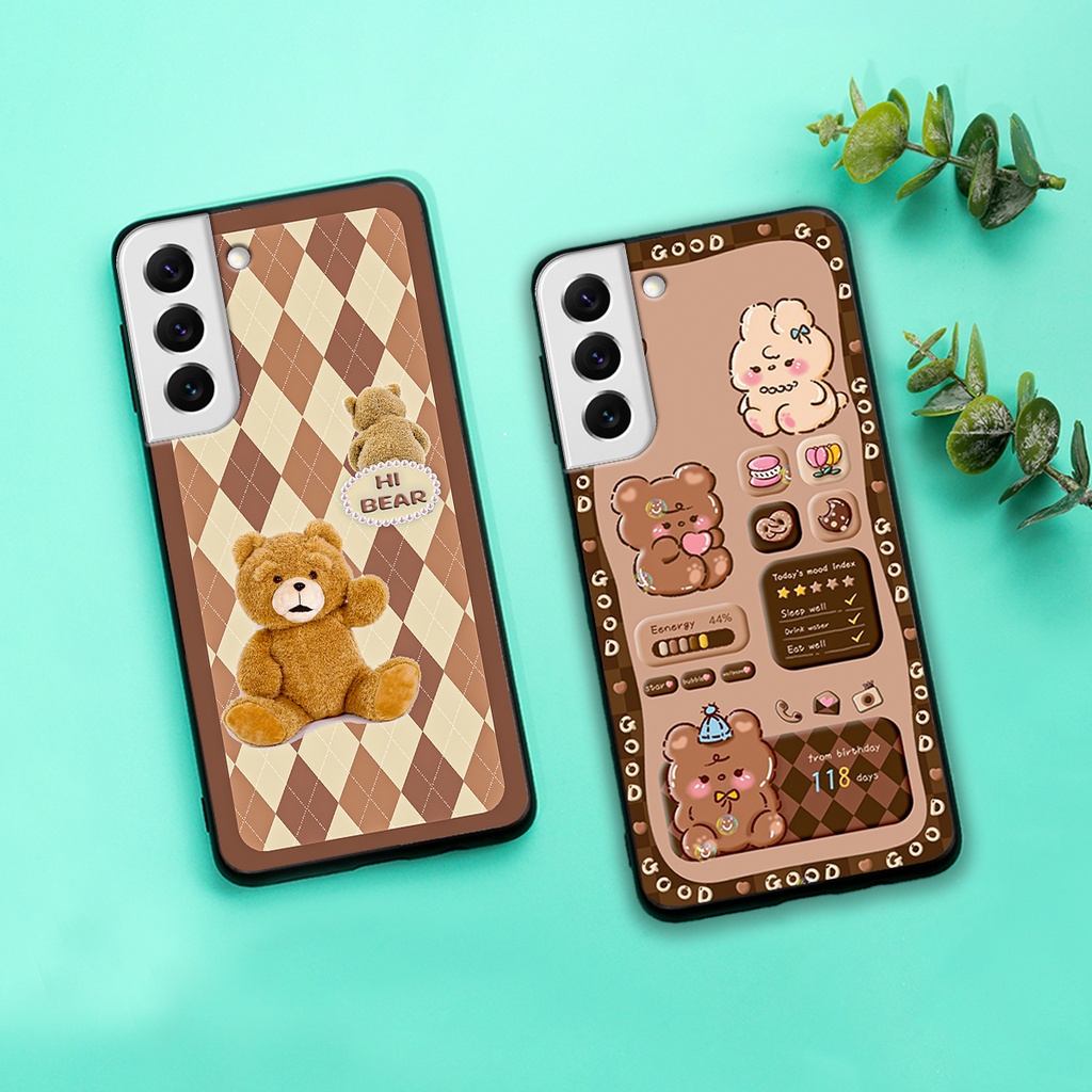 Ốp lưng Samsung S22 - S22 PLus - S22 Ultra - S22+ in hình gấu bear dễ thương, bền đẹp