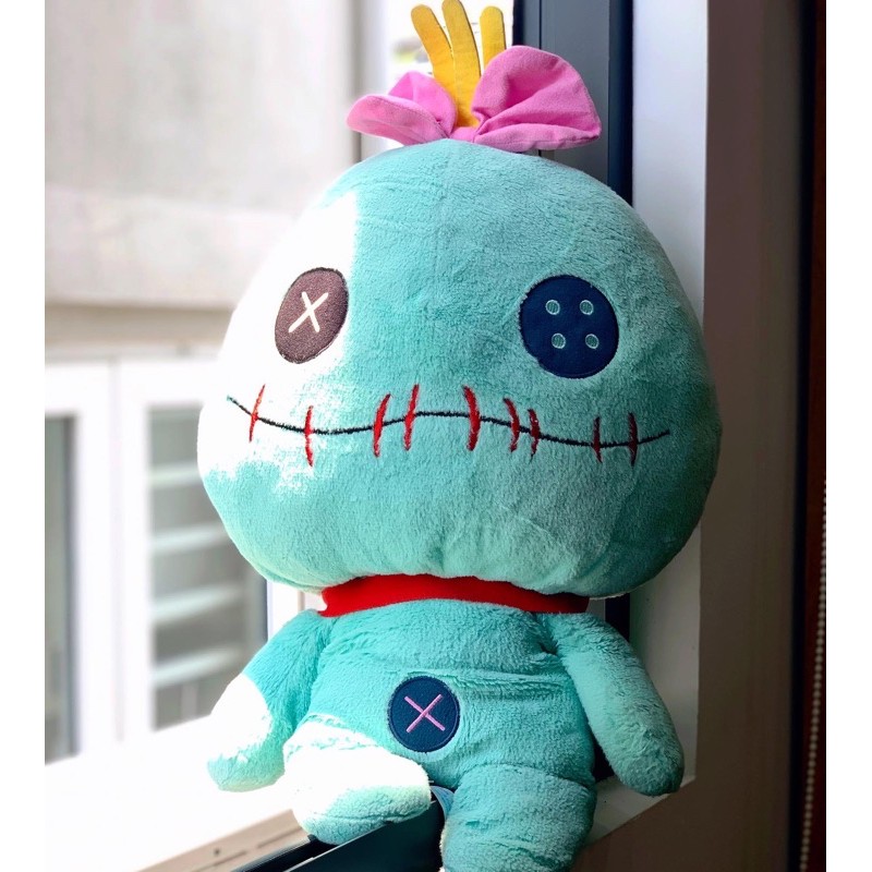 Gấu bông Scrump bạn Stitch lông xù size to chính hãng Disney