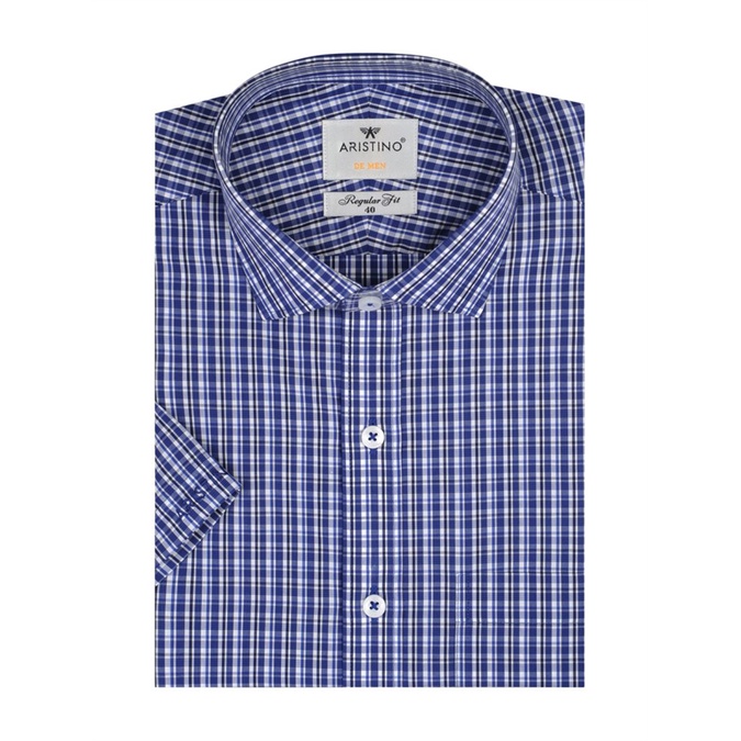 Áo sơ mi nam Aristino 100% cotton from rộng ASS056S7 tag1450k sale 65%