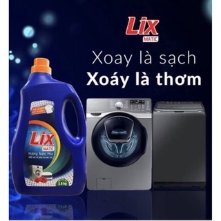 Nước giặc LIX Matic đậm đặc hương hoa 3,8 kg