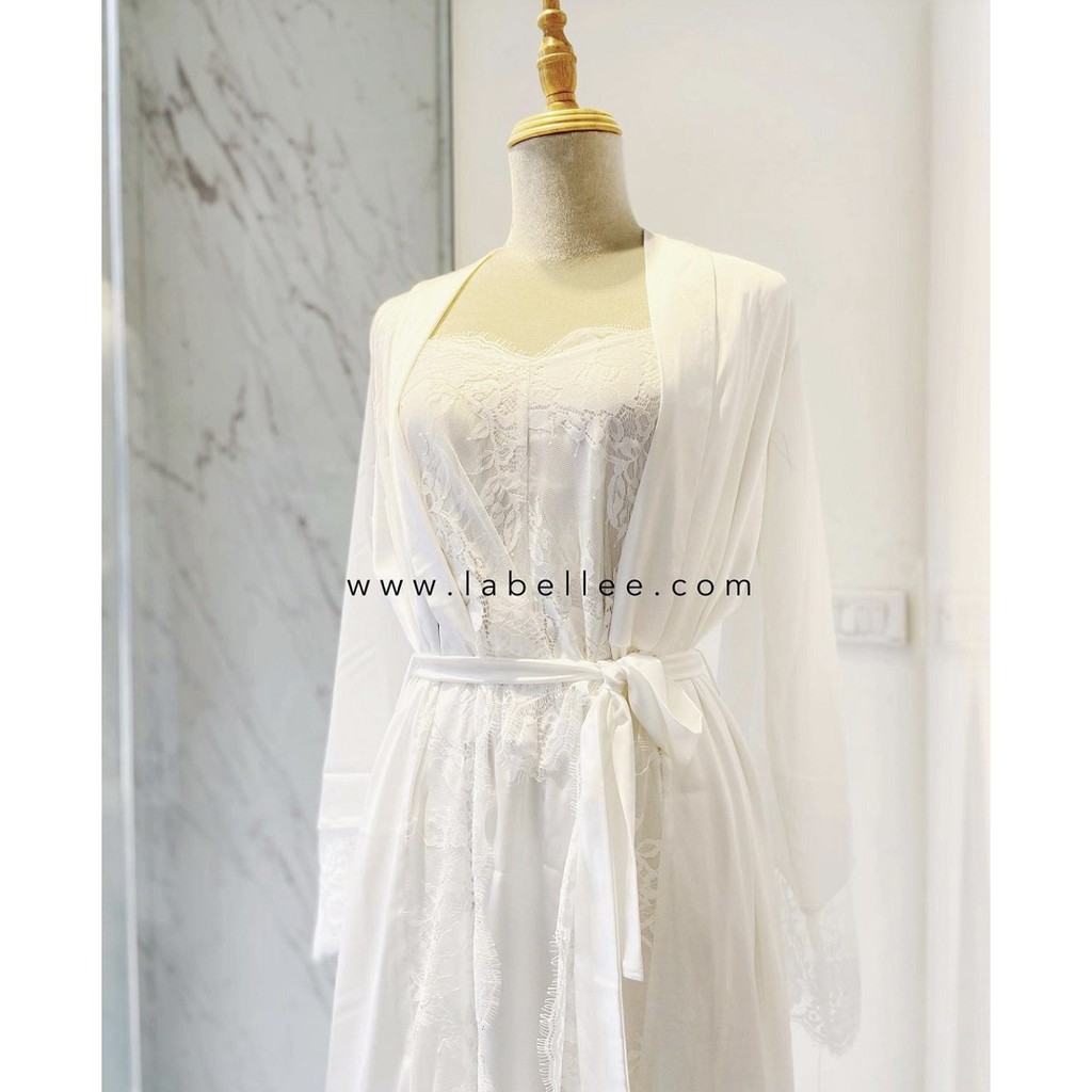 Áo choàng lụa phối ren LABELLEE - ACL03 | BigBuy360 - bigbuy360.vn