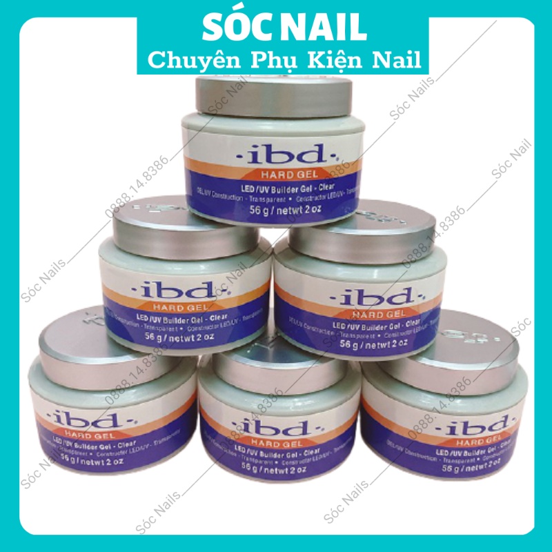 Gel Đắp IBD 56g Chính Hãng, Không Nóng, Gel Đặc
