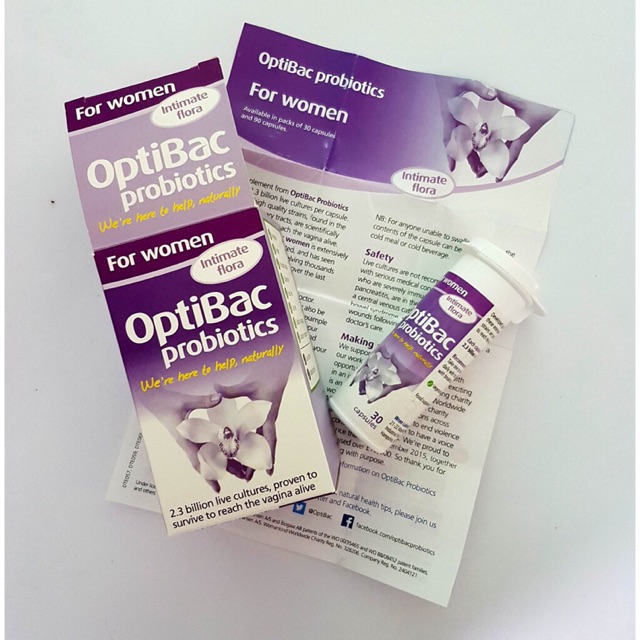 💜OPTIBAC tím ,💜Men phụ khoa Uk 30v 💜