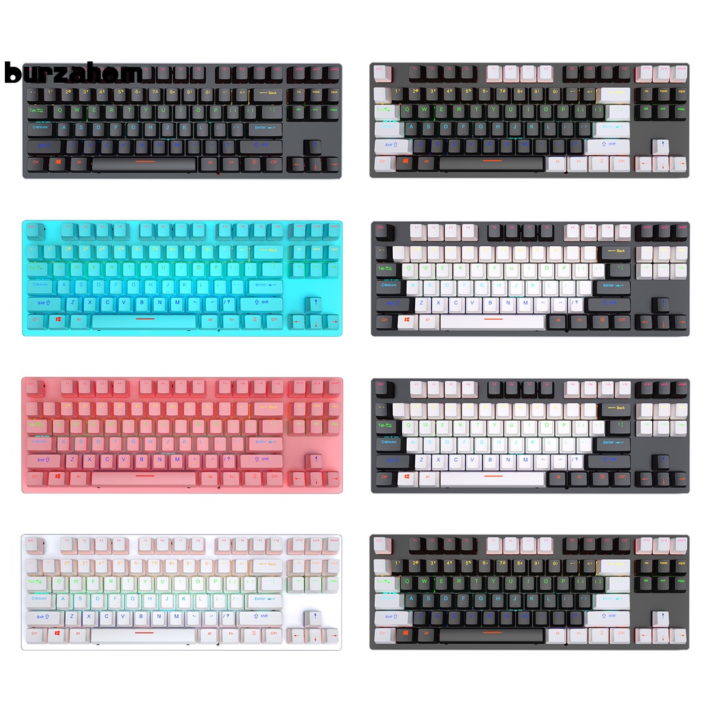 Bàn Phím 87 Phím Có Đèn Led Rgb Không Độc Hại Cho Văn Phòng