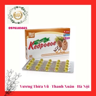 Tinh dầu thông cap cedar Nga 60 viên