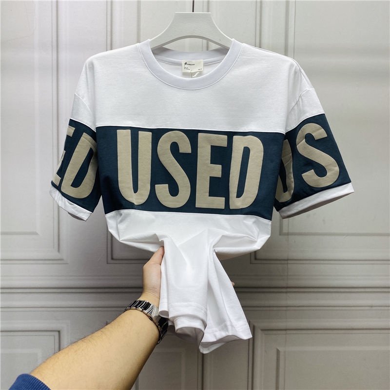 Áo Thun 100% Cotton Tay Ngắn Thời Trang Mùa Hè Hàng Mới Dành Cho Nam Và Nữ 2022